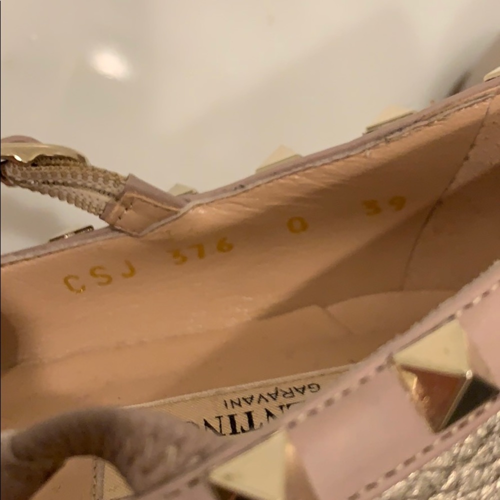 Valentino Rockstud Cage Ballet Flats - Picture 10 of 11
